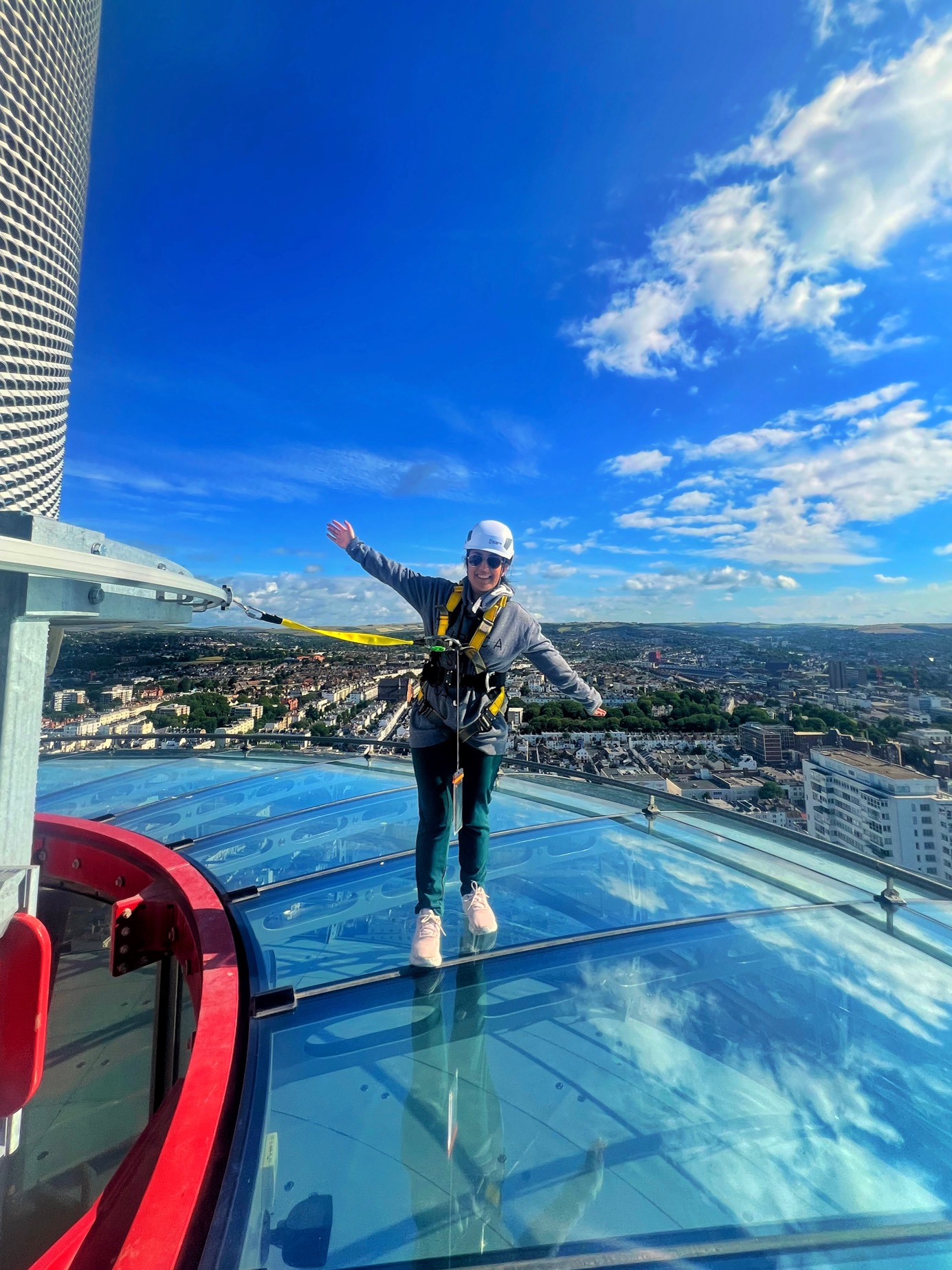 Walk 360 – the new extreme activity on top of the British Airways i360